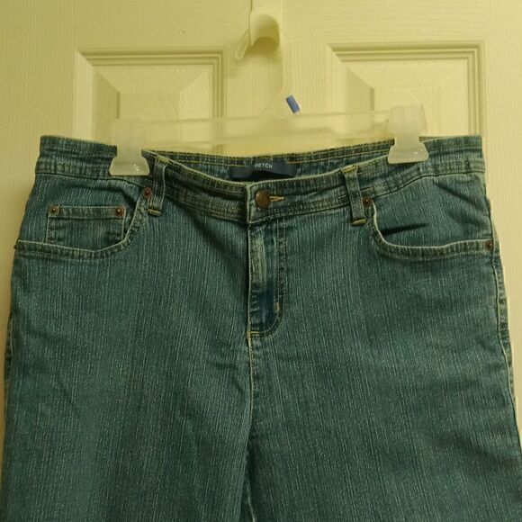 Bill Blass  Blue Jeans size 12P Stretch - Picture 2 of 7